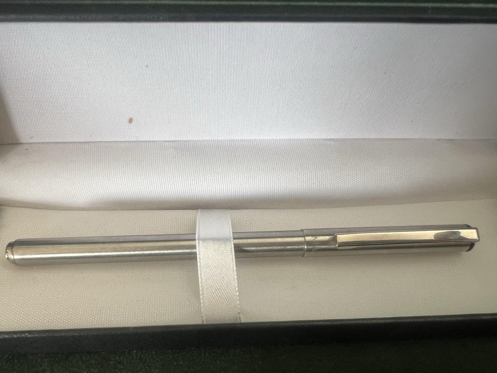 🔴 OMAS penna sfera cromata refill roller scrive vintage