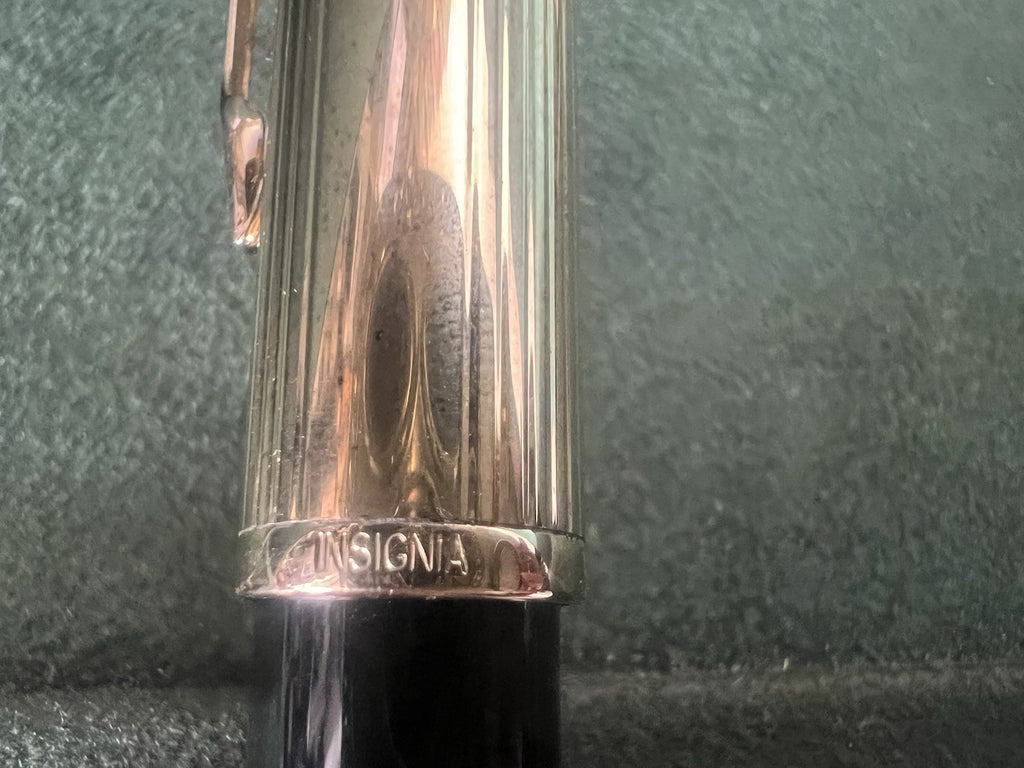🔴 PARKER Insignia IIP fountain pen F nib cartridge writes vintage 