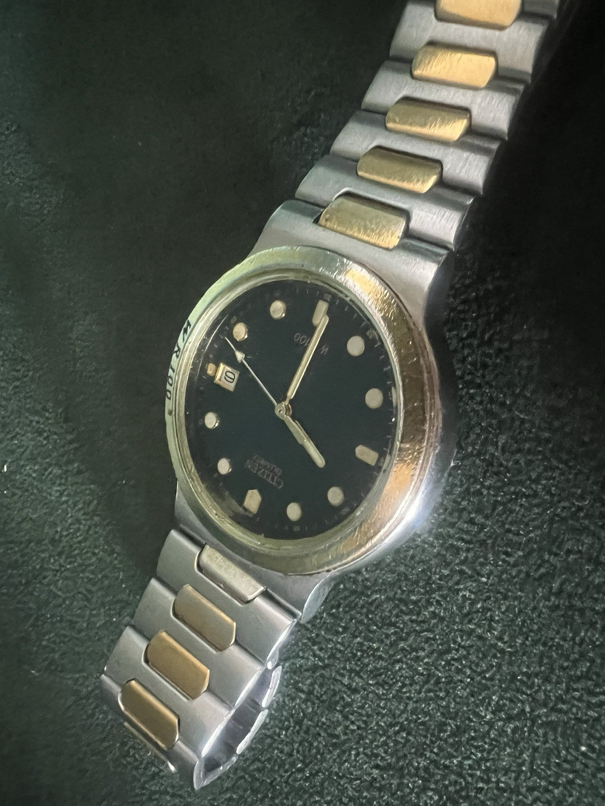 Citizen Montre Hommes GN4S5 WR 100 Min Acier Laminé avec Boîte Vintage