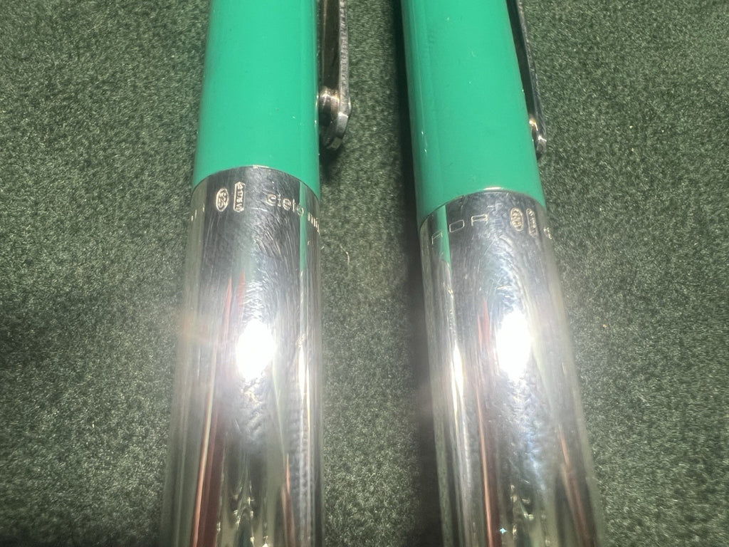 🔴 CLETO MUNARI penna stilografica sfera ARGENTO 925 pubblicitarie Infostrada