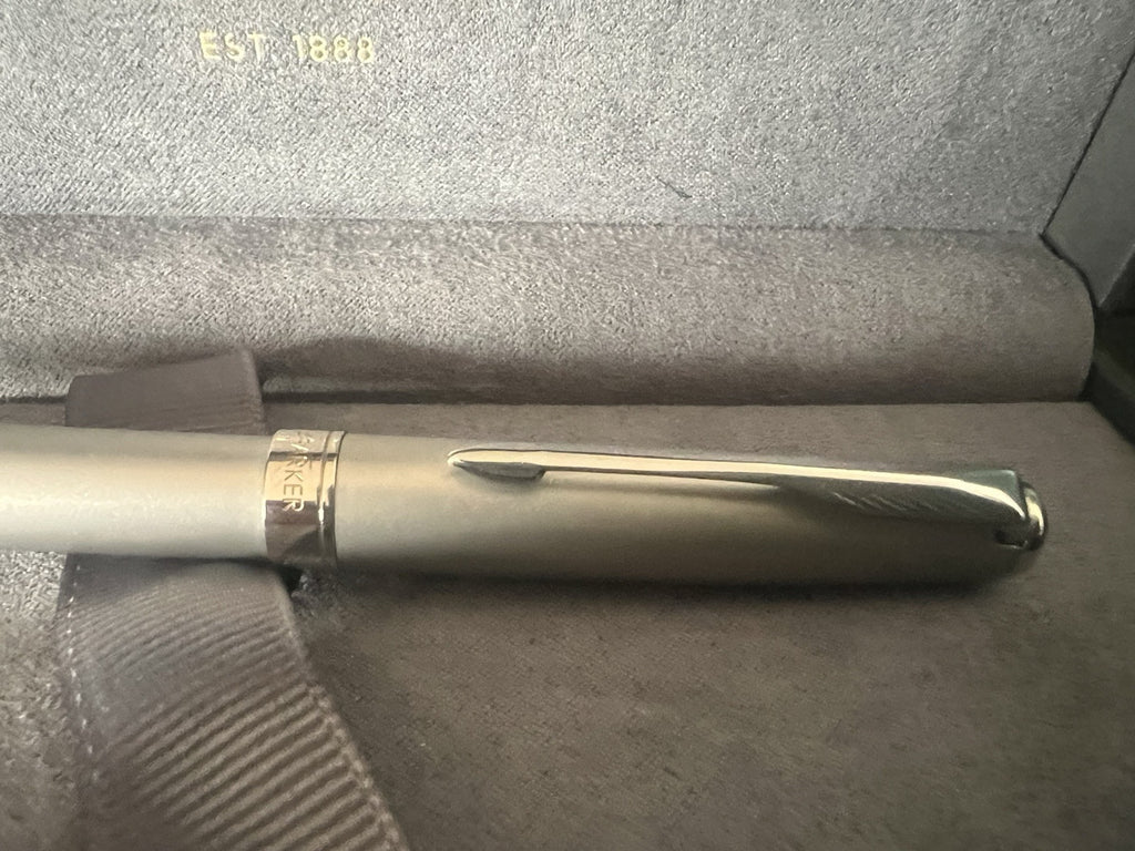 🔴 PARKER penna sfera Sonnet France I1 lacca satinata con profili lucidi