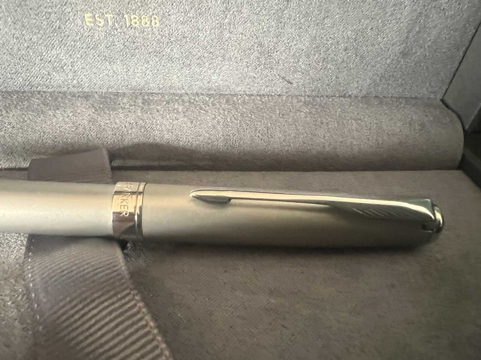 🔴 PARKER penna sfera Sonnet France I1 lacca satinata con profili lucidi