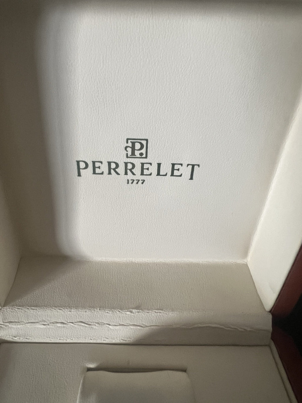 🔴 PERRELET box scatola orologio astuccio legno con cuscino completa