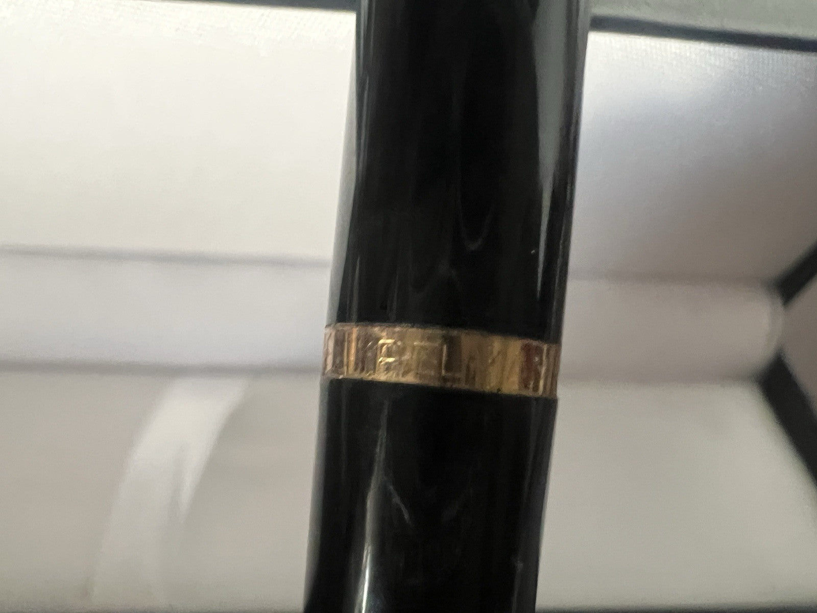 🔴 PELIKAN penna sfera K150 nera meccanismo a pulsante scrive vintage