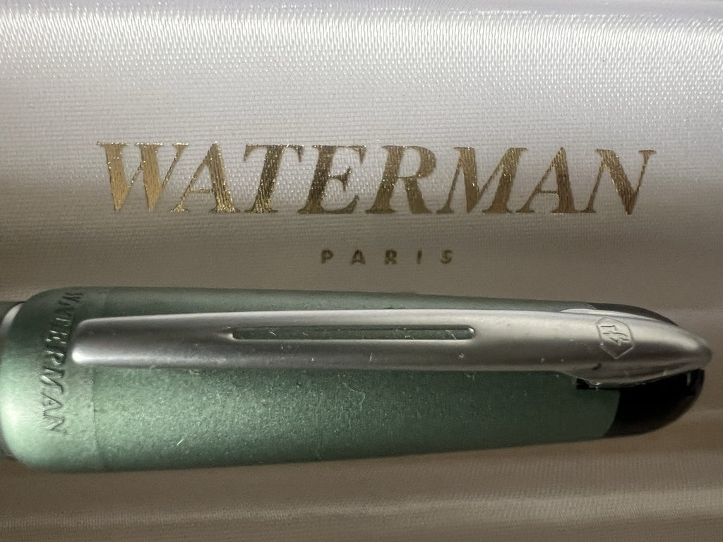 Waterman Stylo-Plume Stylo à Plume Phileas Vert F A Cartouche Avec Trousse