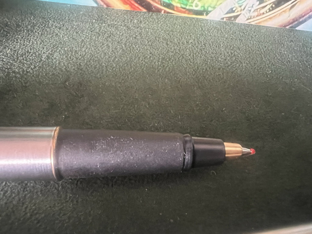 🔴 PARKER penna stilografica Frontier e sfera cromata nera scrivono