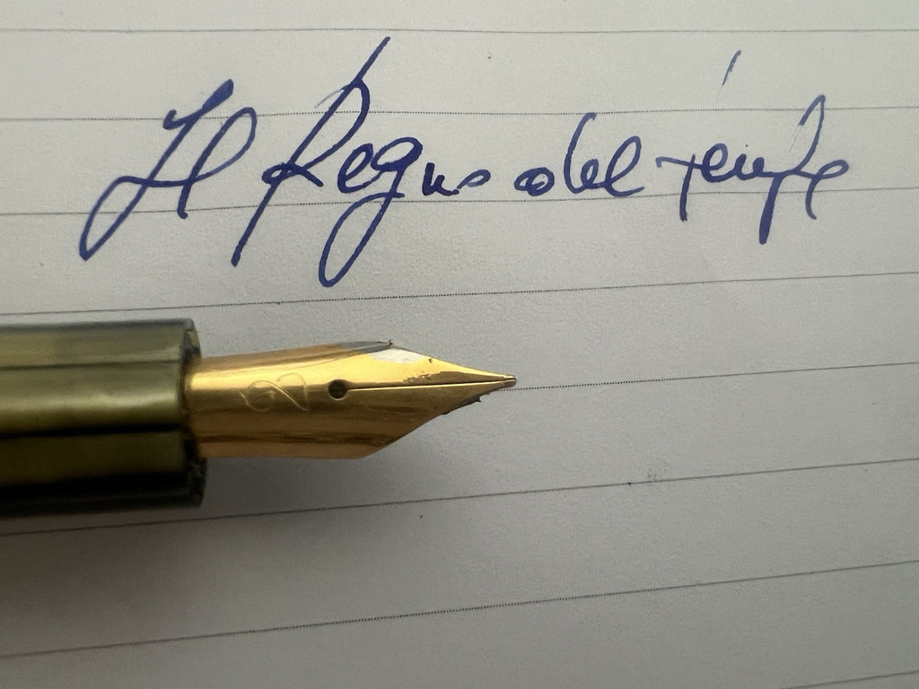 TIBALDI Fountain Pen 50 In Celluloid Piston Nib M Vintage