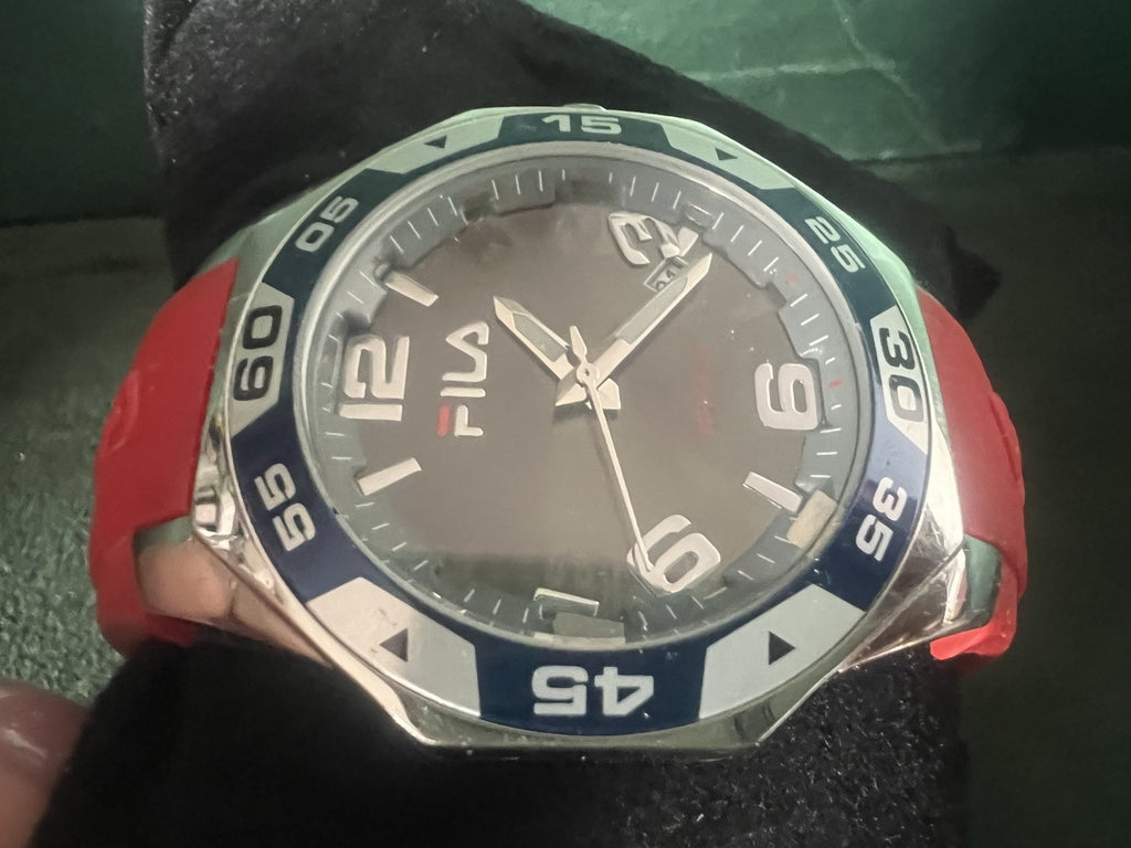 FILA Montre Hommes FA0831 Imperméable 5 Atm Étui Surdimensionné 42 MM