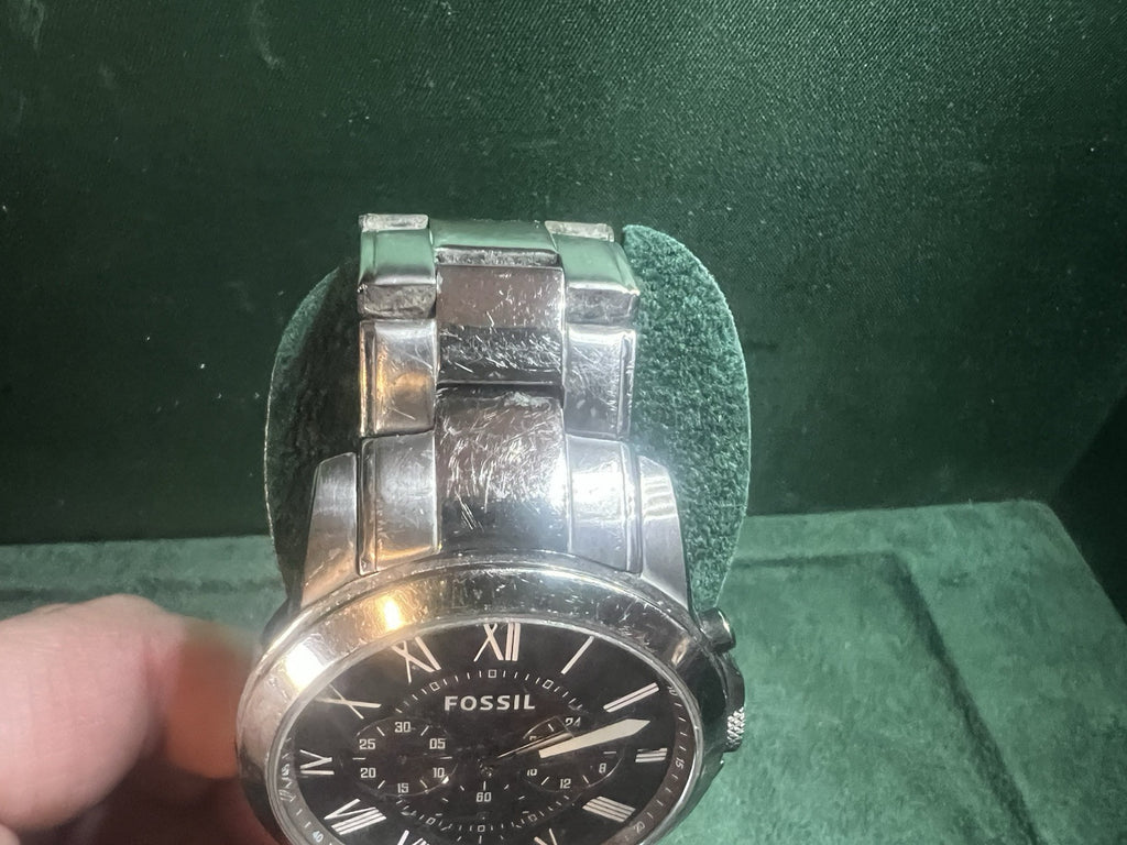 🔴 FOSSIL cronografo uomo orologio al quarzo acciaio cassa oversize