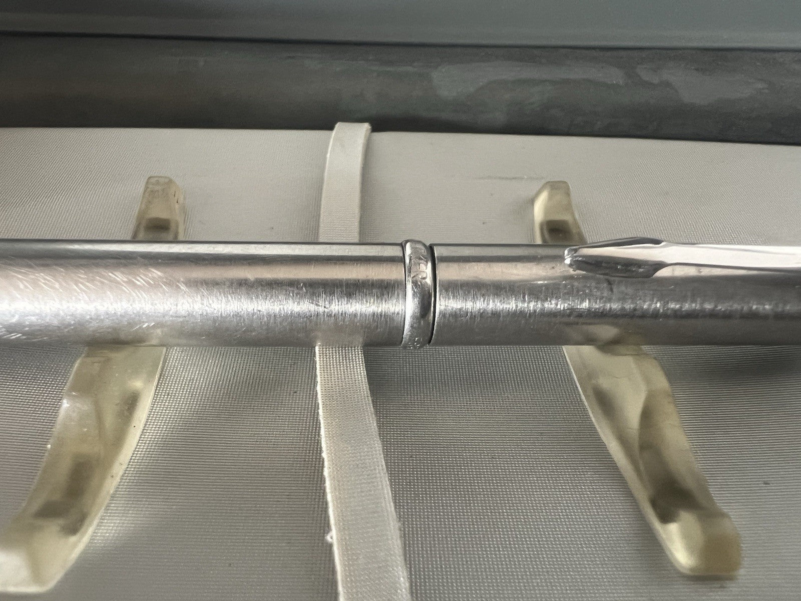 🔴 PARKER penna sfera Insignia N cromata satinata con astuccio vintage