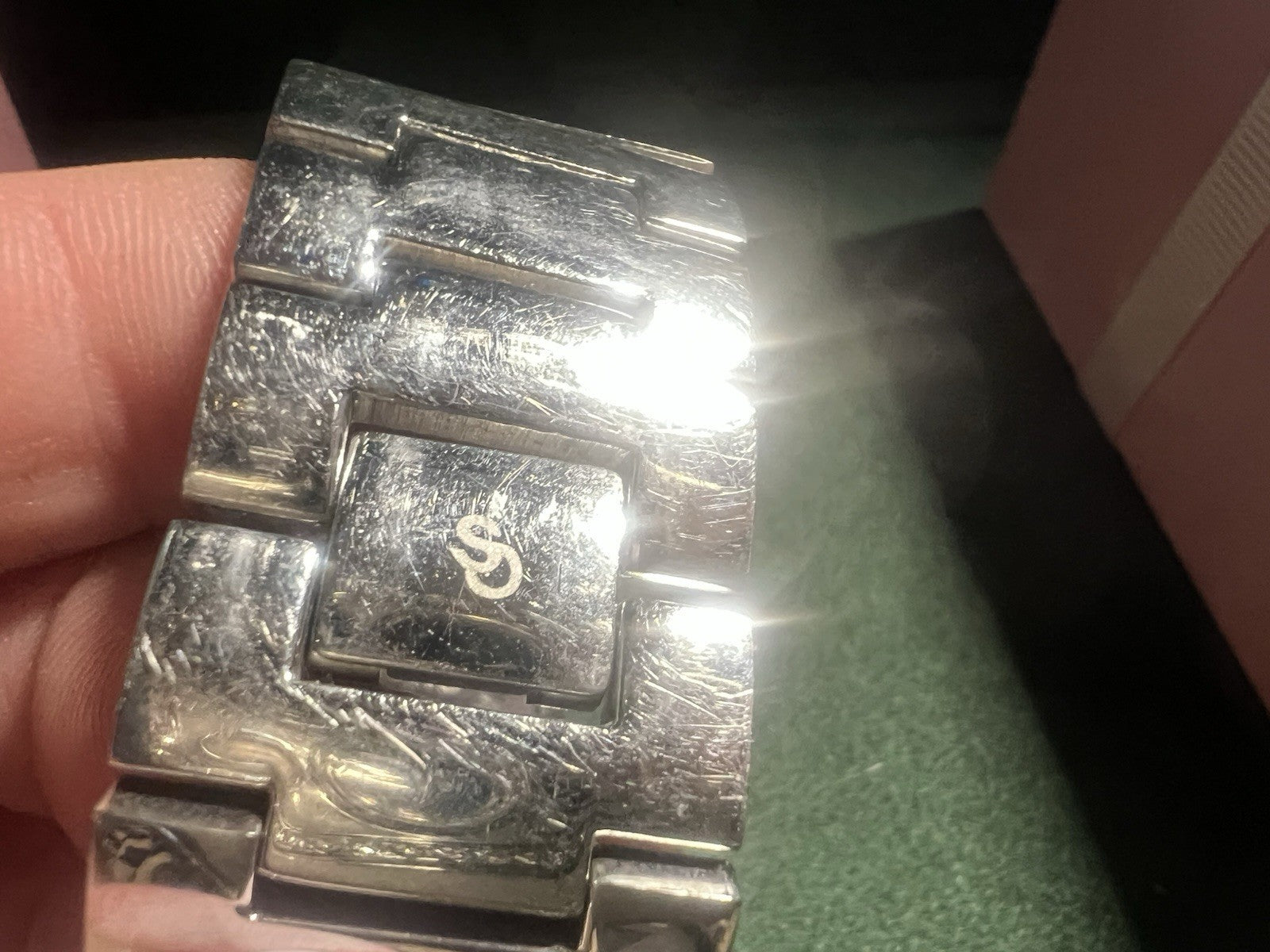 🔴 STROILI orologio donna bracciale B0456 acciaio al quarzo con strass