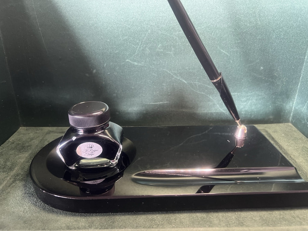 PARKER Füllfederhalter Goldmarmor Vintage Schreibtisch 