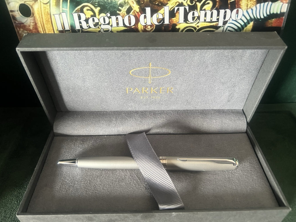 🔴 PARKER penna sfera Sonnet France I1 lacca satinata con profili lucidi