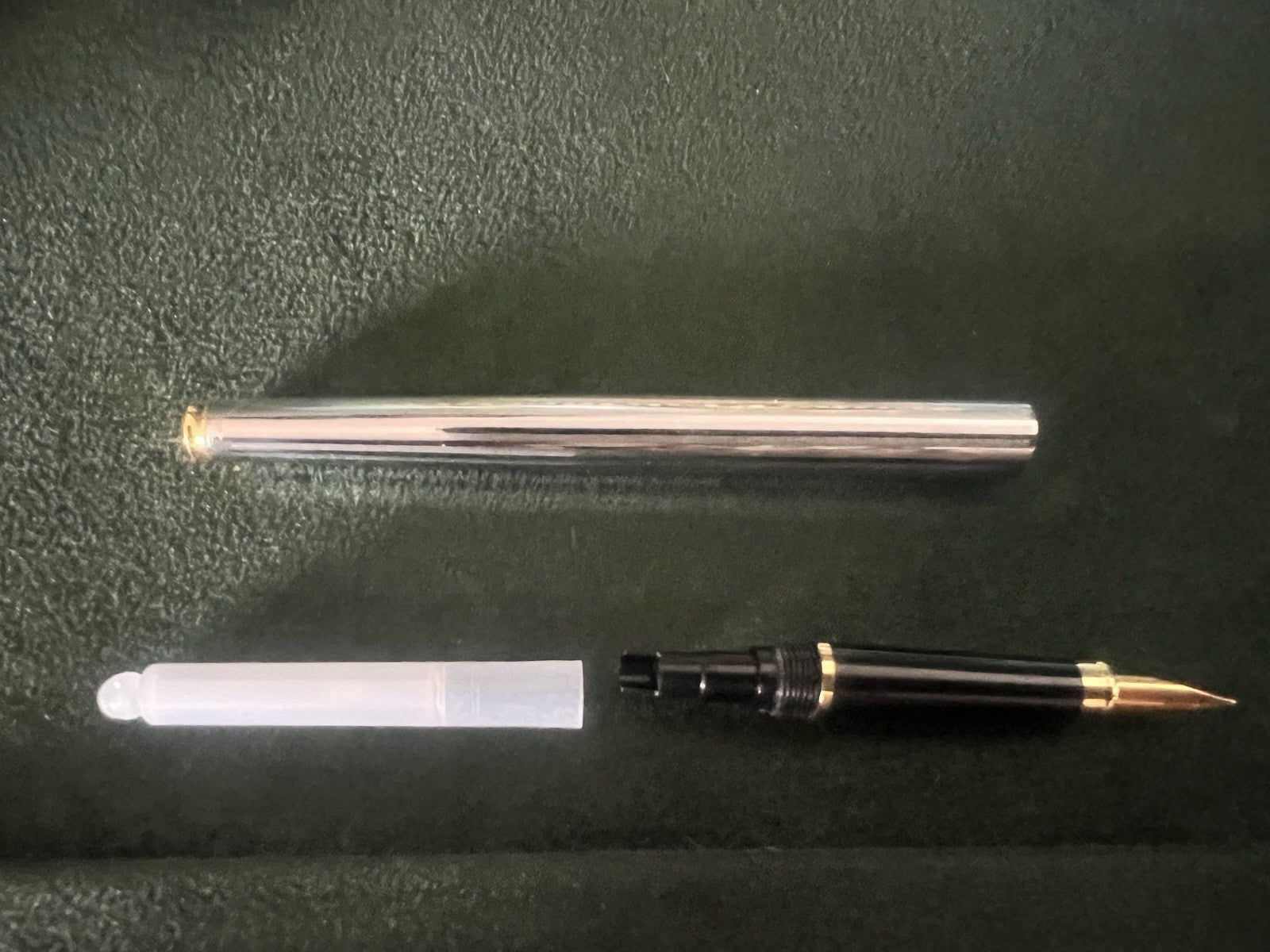 🔴 DELTA penna stilografica cartuccia ricaricabile extra sottile scrive
