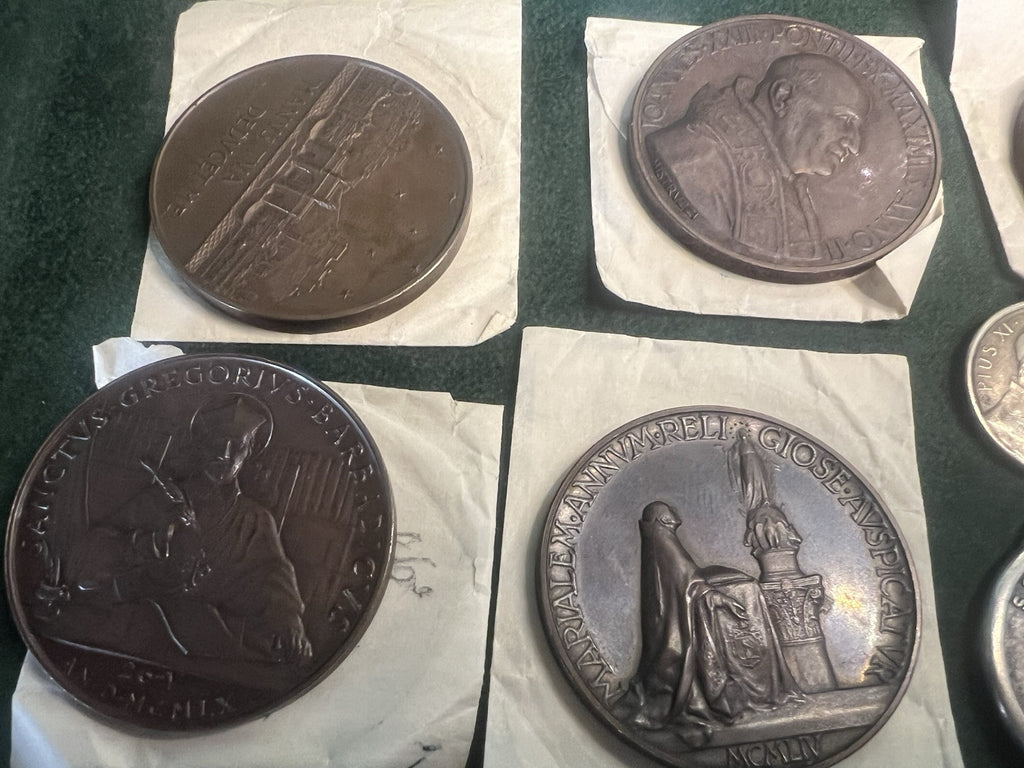 VATICAN Papal Medals Pius XII Paul VI John XXIII Lot 1960/80