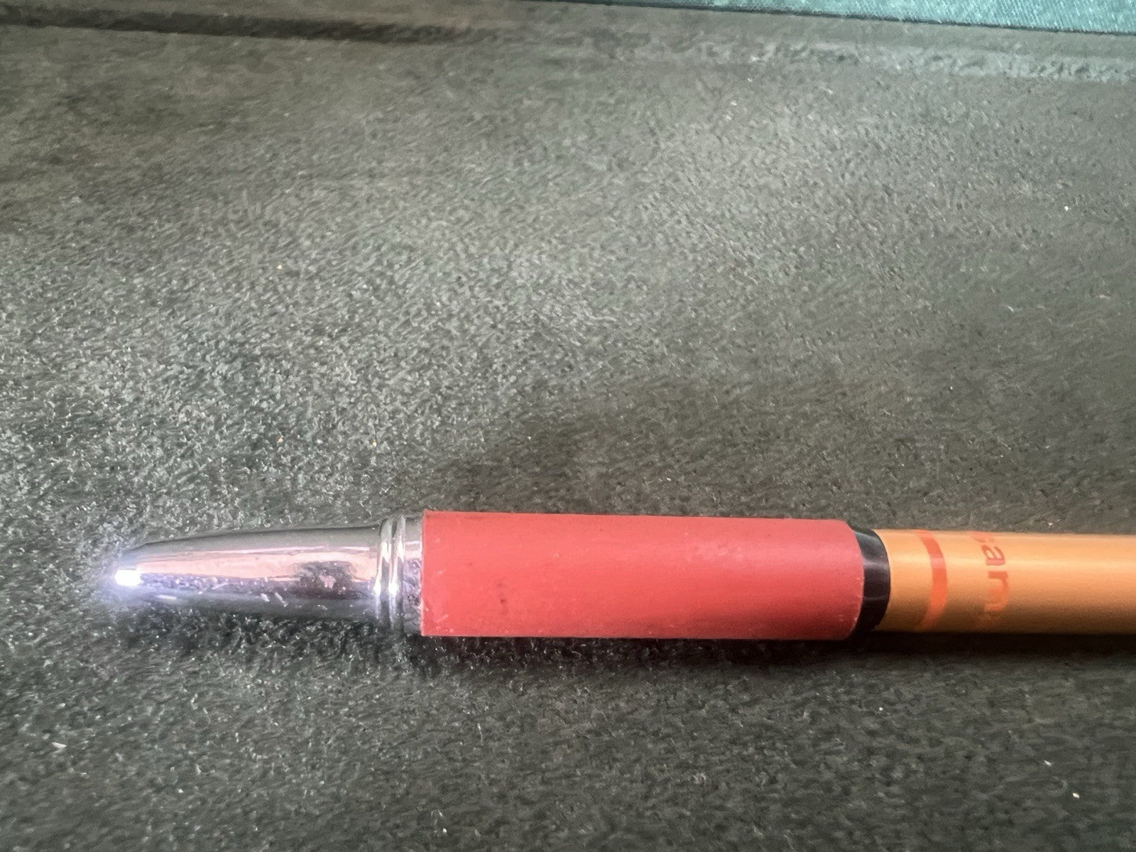 🔴 OSAMA penna sfera lacca Beverly e cromata pulsante a scatto scrive vintage