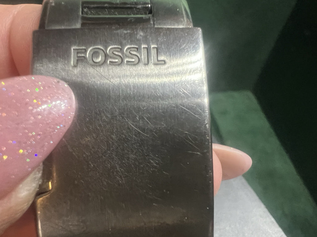 🔴 FOSSIL cronografo uomo orologio al quarzo acciaio cassa oversize