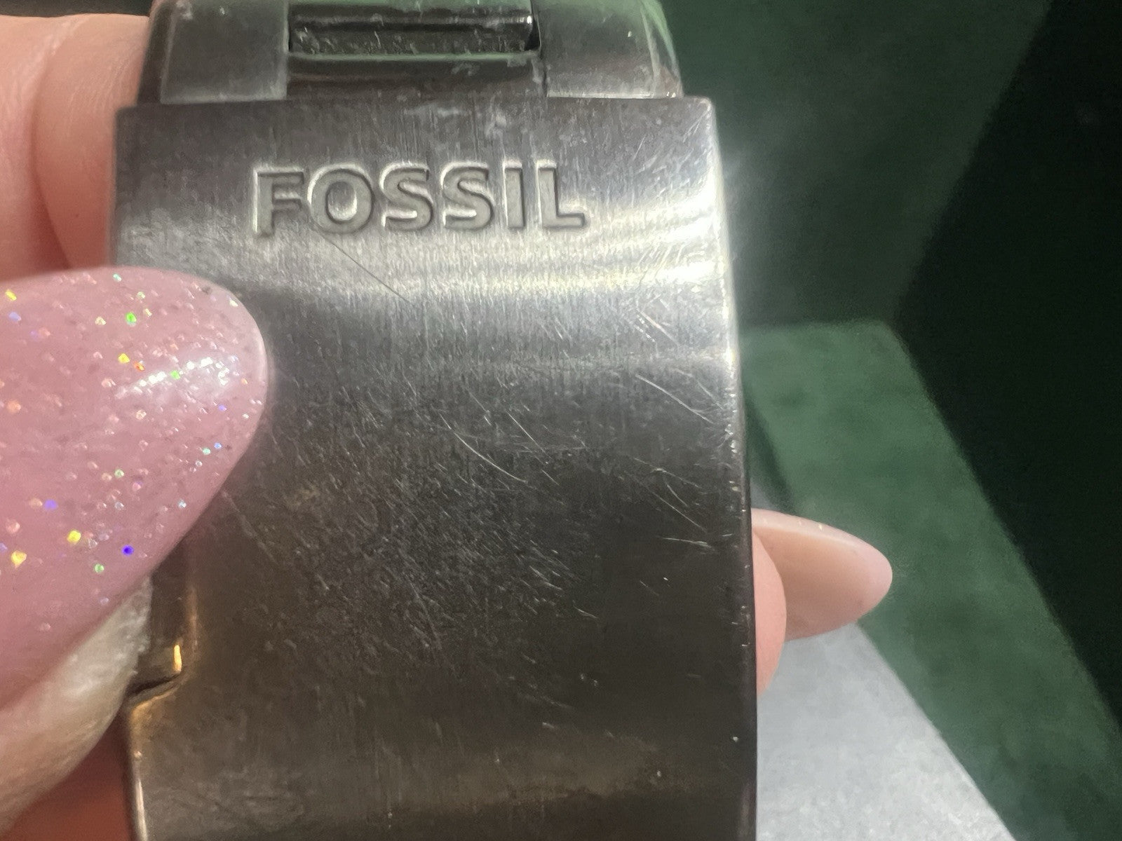 🔴 FOSSIL cronografo uomo orologio al quarzo acciaio cassa oversize