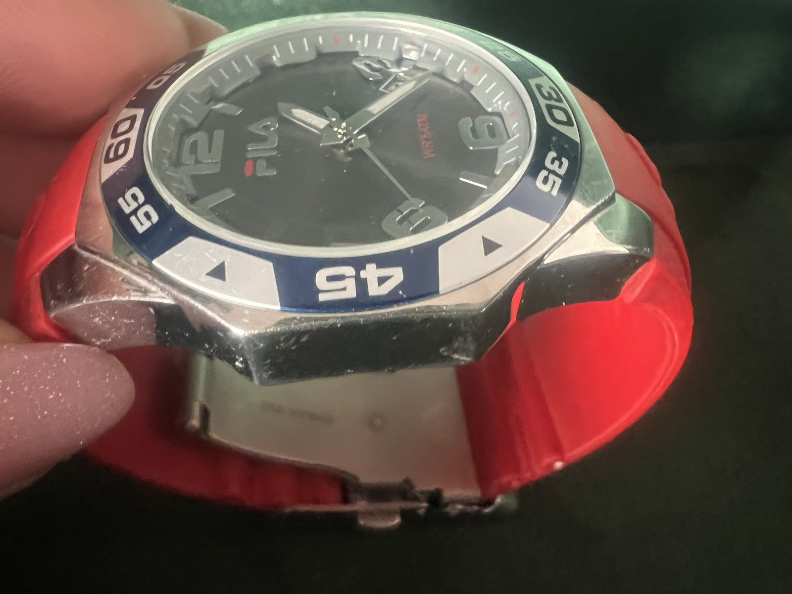 FILA Montre Hommes FA0831 Imperméable 5 Atm Étui Surdimensionné 42 MM