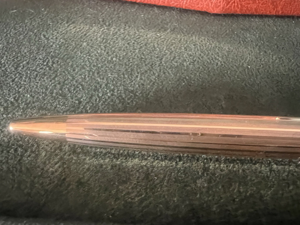 🔴 AURORA 98 penna sfera placcata oro 22 KT mai usata garanzia SCRIVE vintage