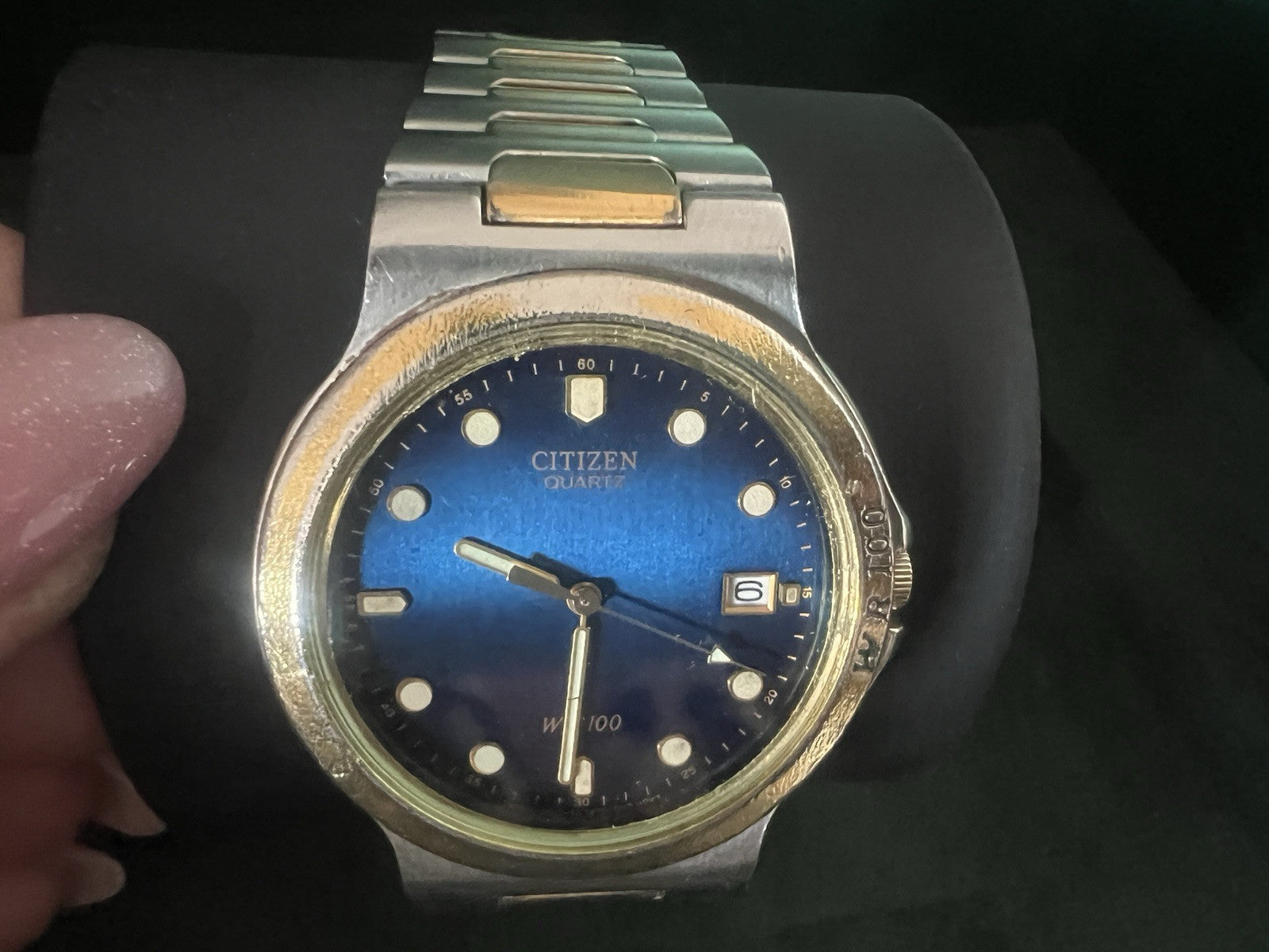 Citizen Montre Hommes GN4S5 WR 100 Min Acier Laminé avec Boîte Vintage