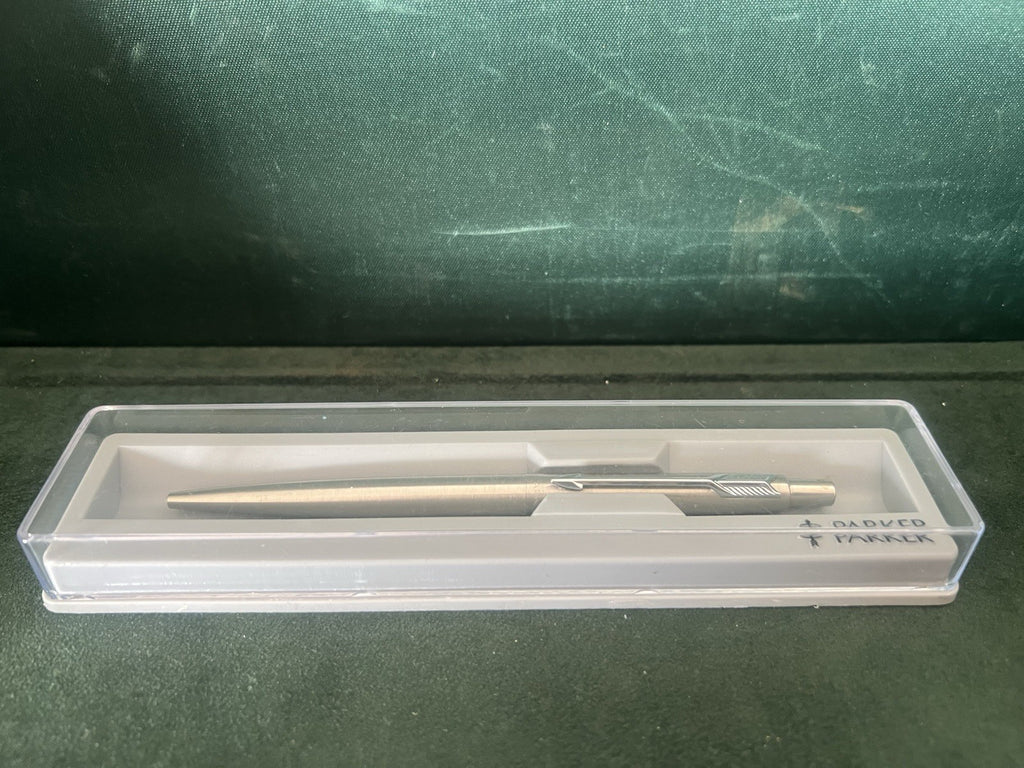 🔴 PARKER penna sfera cromata Imperial classic scrive con astuccio A