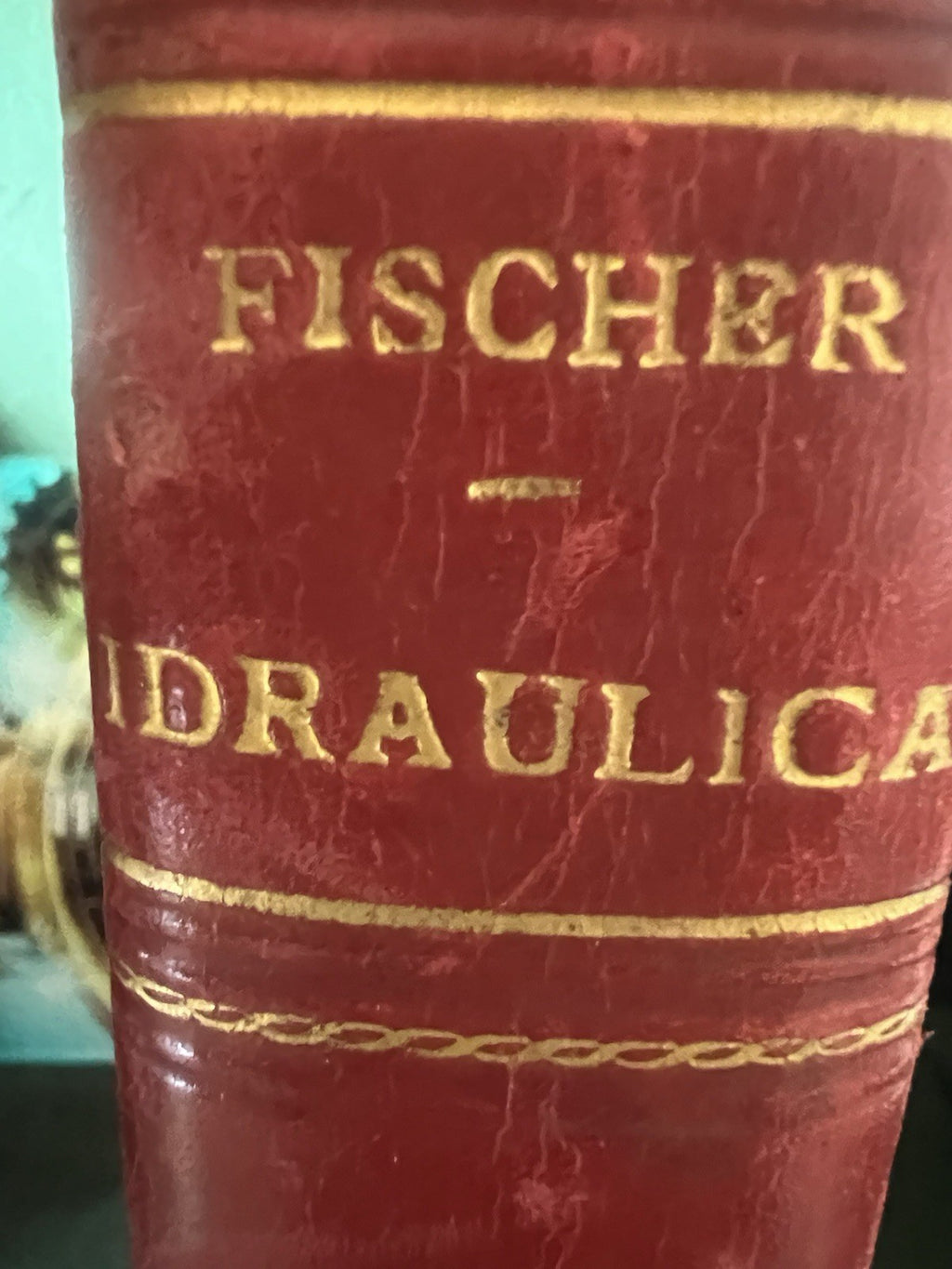 Livre Cours De Hydraulique Fisher Couverture Rigide Rouge Arts Mestieri 1936