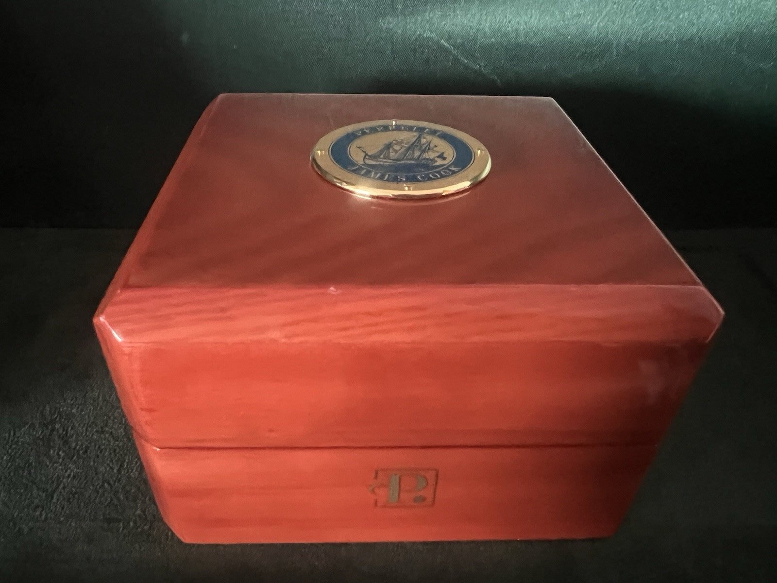 🔴 PERRELET box scatola orologio astuccio legno con cuscino completa