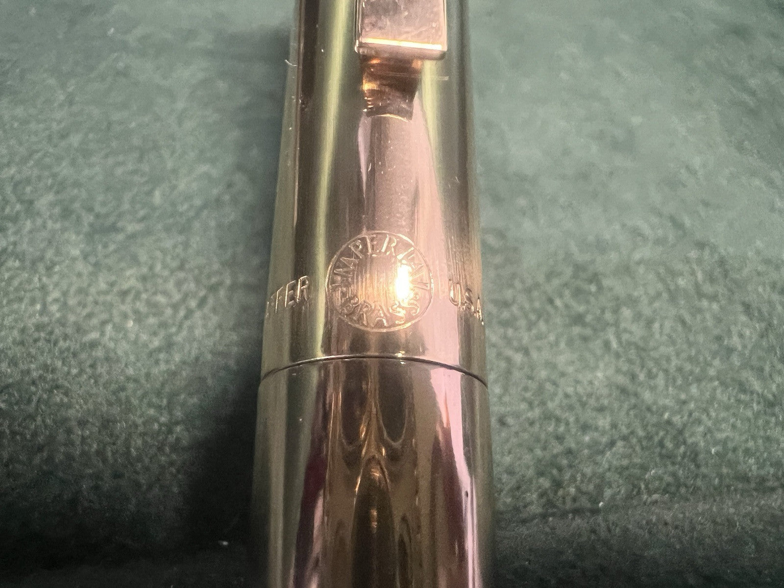 Sheaffer Stylo-Plume Stylo à Plume Panonceau Imperial Brass Or M Set Complet