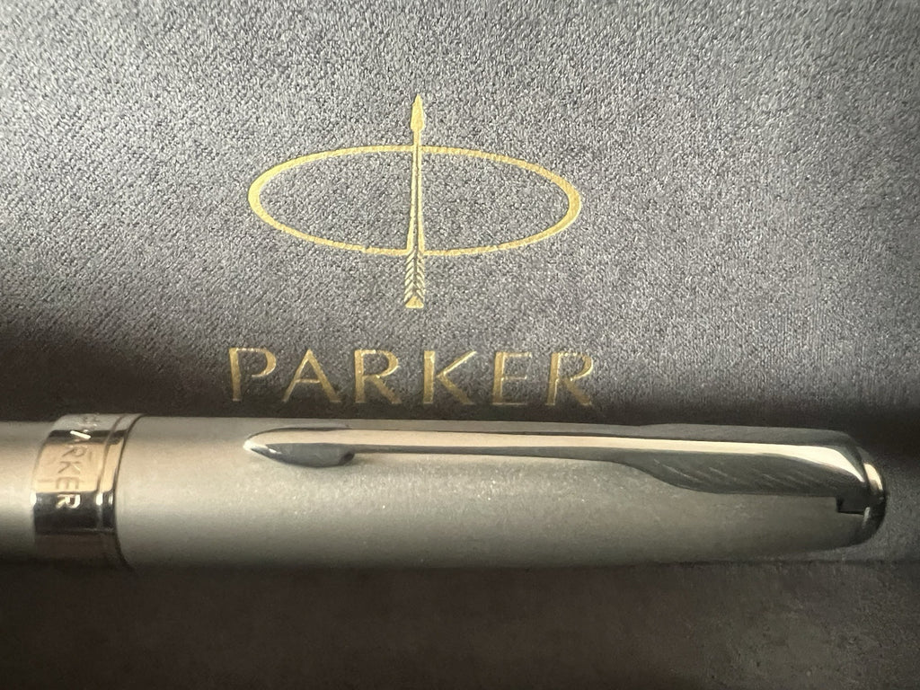 🔴 PARKER penna sfera Sonnet France I1 lacca satinata con profili lucidi