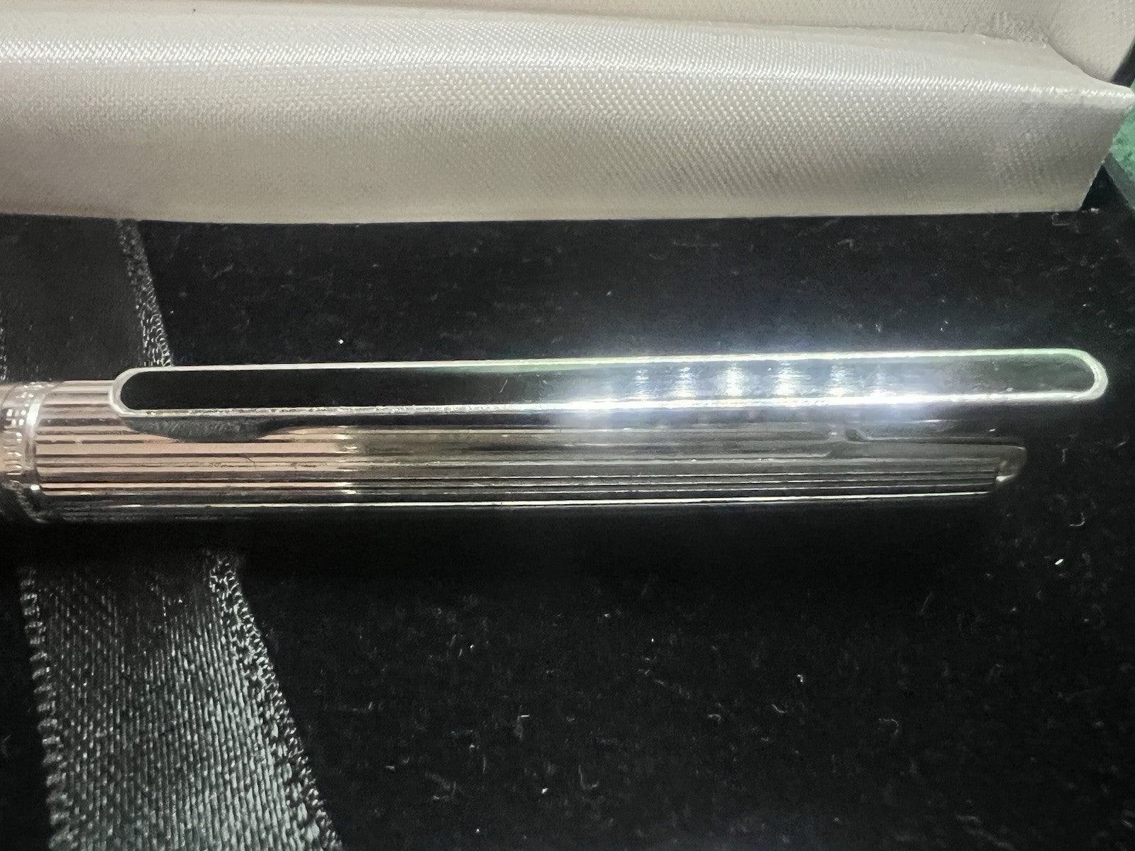 Waterman Stylo-Plume Sphère Drop Argent 925 Plaqué Platine Écrit Rare Vintage 
