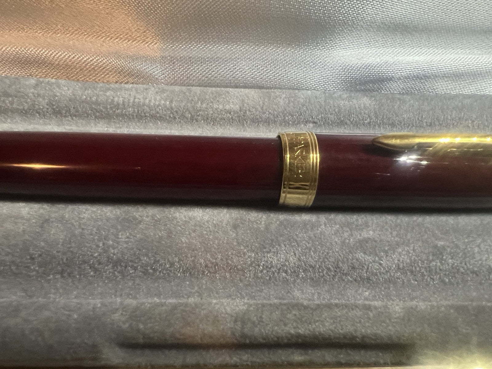 Parker Stylo-Plume Stylo à Plume Sonnet P II France Rouge Et Plaqué Or F