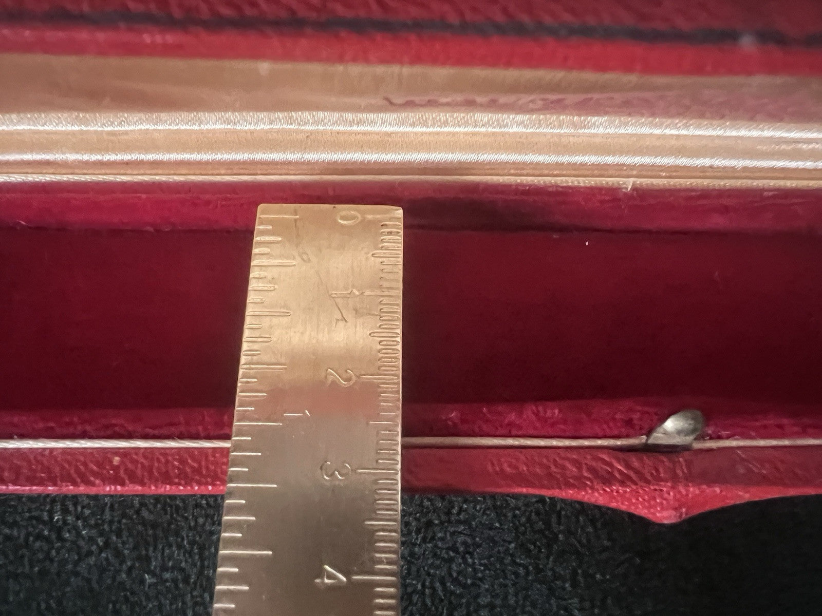 🔴 BAUME & MERCIER box scatola orologio polso rossa custodia vintage