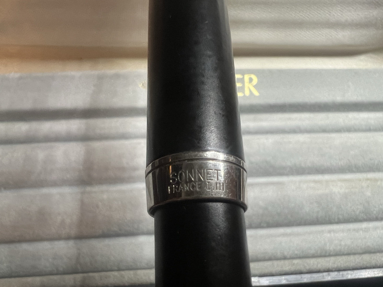 Parker Stylo-Plume Stylo à Plume Sonnet I III France Laque Noire Et Chrome M