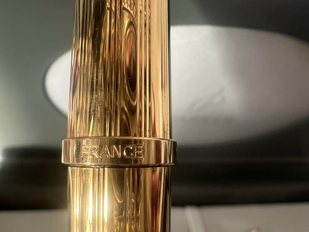 🔴 PARKER 85 penna stilografica placcata oro a cartuccia con garanzia astuccio